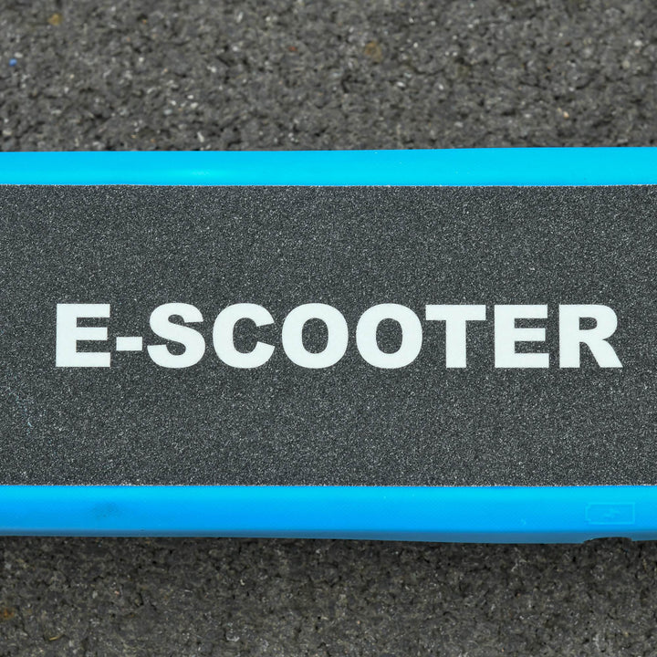 Electric Scooter, 120W Motor E-Scooter, Adjustable Height, Rear Brake for Ages 6+ Years - Blue