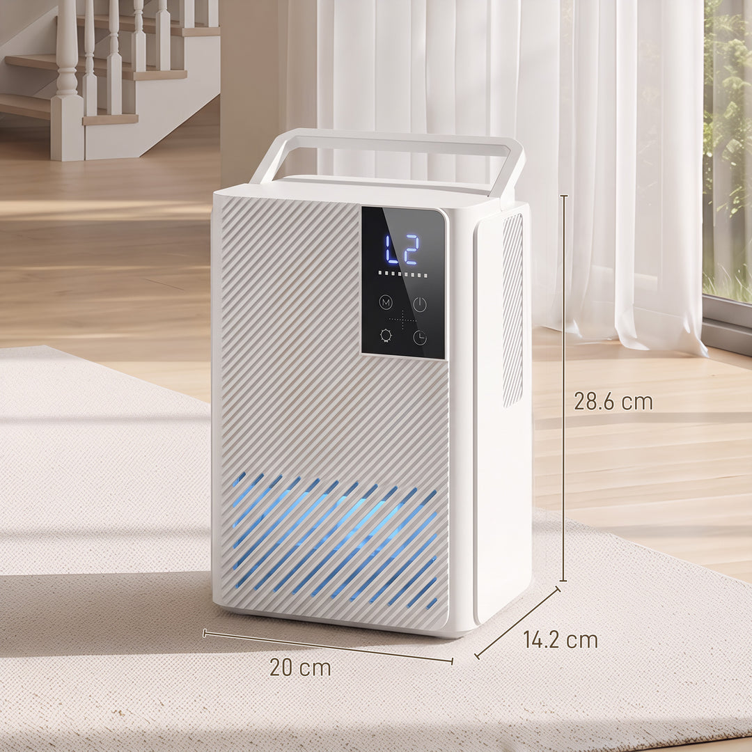 400mL/Day Small Dehumidifier, RGB Mood Lights, 24H Timer, LED - view 3