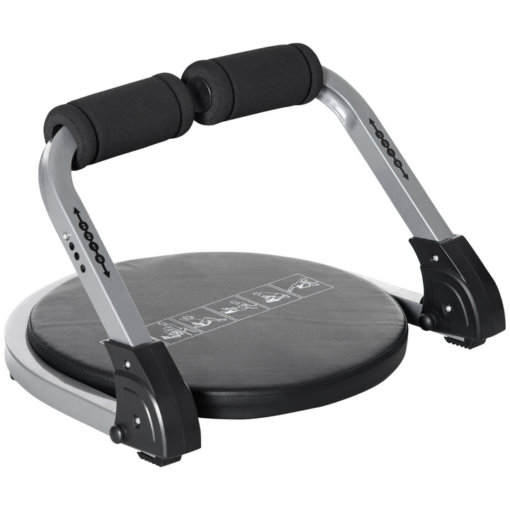 Abs Trainer, Ab Crunch Machine, Foldable Abdominal Trainer, Core Fitness & Whole Body Exercise Equipment for Home Gym
