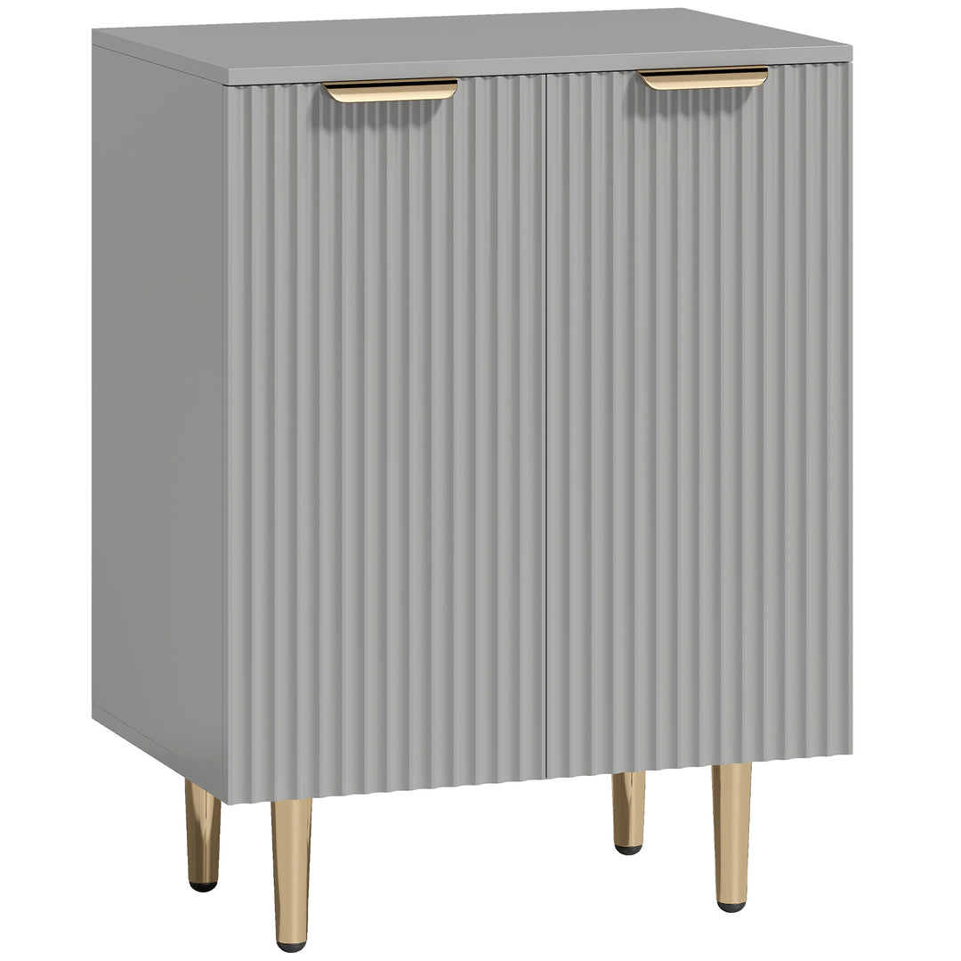 Sideboard Buffet Cabinet, Modern Kitchen Storage Cabinet with Adjustab