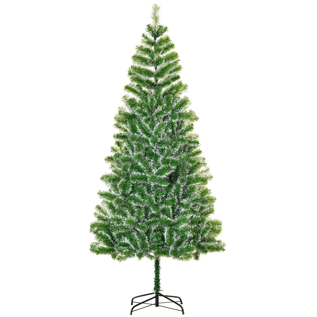 MCL 7FT Indoor Christmas Tree Artificial Decoration Xmas Gift with Metal Stand Branch Tips