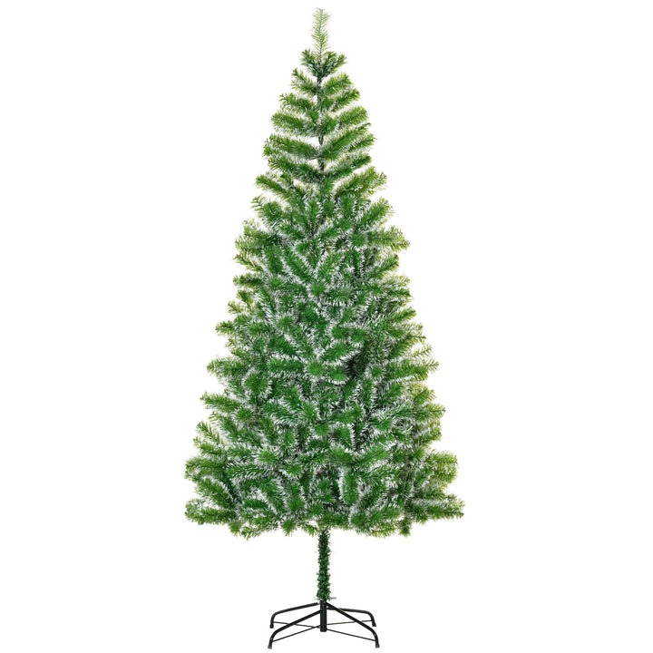 MCL 7FT Indoor Christmas Tree Artificial Decoration Xmas Gift with Metal Stand Branch Tips