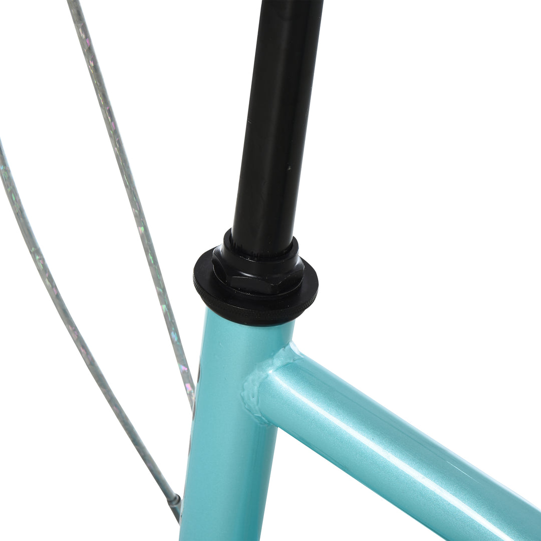 MCL Stunt Scooter, Kids Scooter, 12'' Rubber Tyre Kick Scooter with Adjustable Handlebar, Dual Brakes, Blue