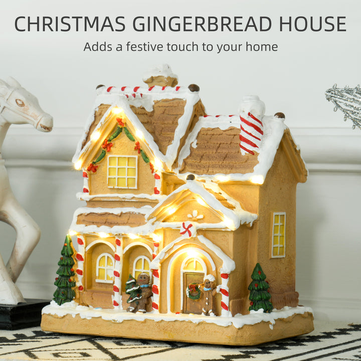 Gingerbread House Light &amp; Music Christmas Decoration