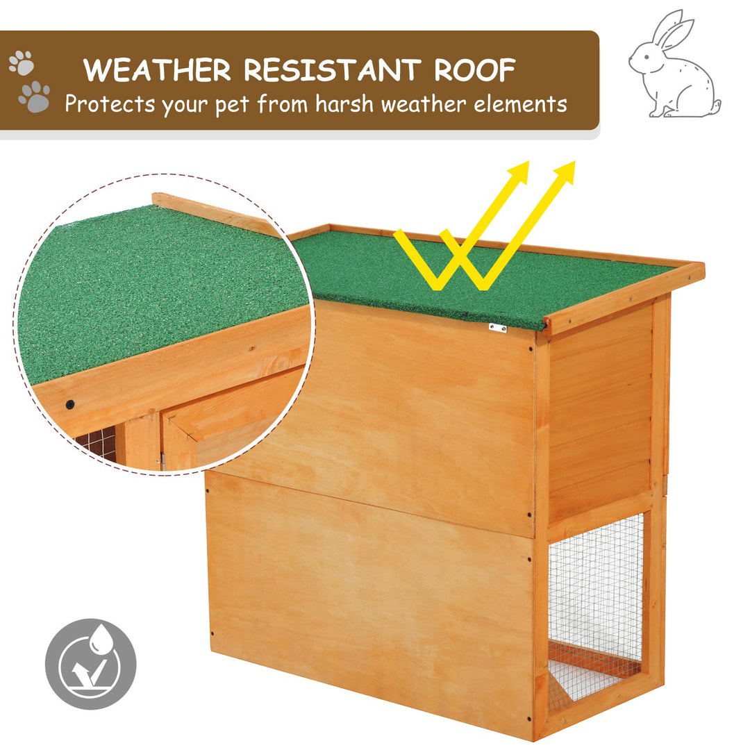 Wooden 90cm 2 Tiers Guinea Pigs Hutches