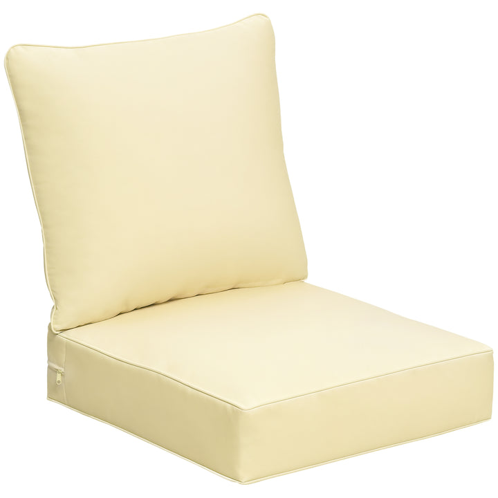 Outdoor Seat and Back Cushion Set Patio Deep Seating Chair Replacement