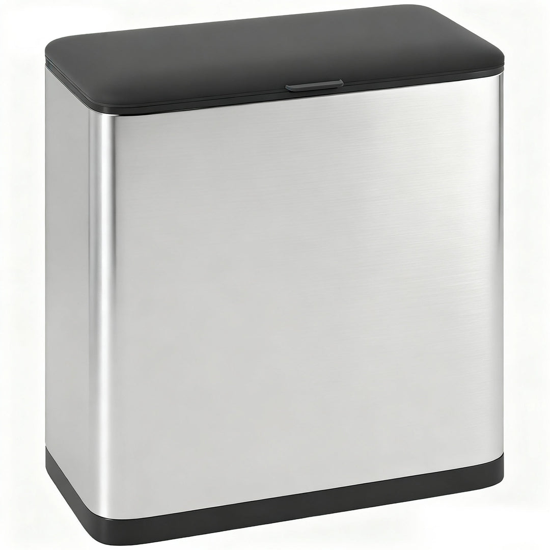 8L Hanging Kitchen Bin, Rubbish bin with Lid and Removable Inner Bucke