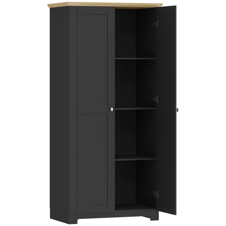 Kitchen Cupboard, 172cm Freestanding Storage Cabinet with Doors and Sh