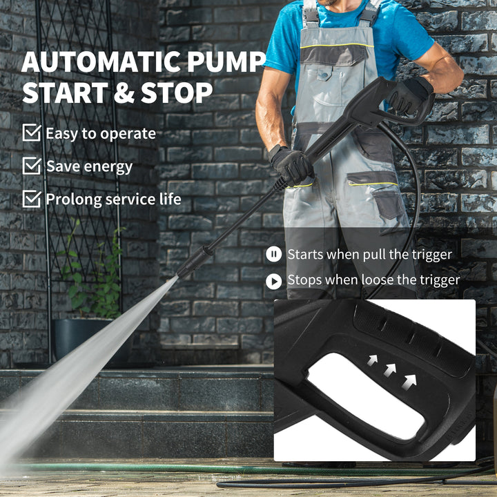 2200W High Pressure Washer, 170 Bar Pressure Washer with Adjustable No