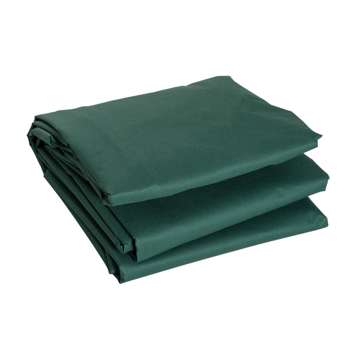 Outsunny Outdoor Garden Furniture Cover Waterproof, Anti-UV 600D Heavy Duty Oxford Fabric Patio Furniture Cover for Rectangular Sofa Table Set, Green, 245 x 165 x 55 cm