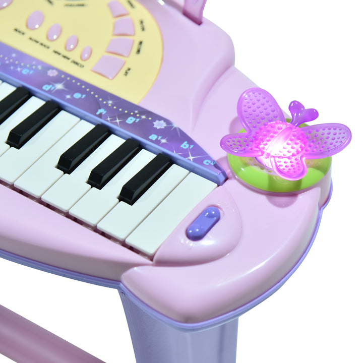 MCL 32 Keys Kids Mini Electronic Keyboard Musical Instrument Educational Game Toy Children Grand Piano Stool Micropho