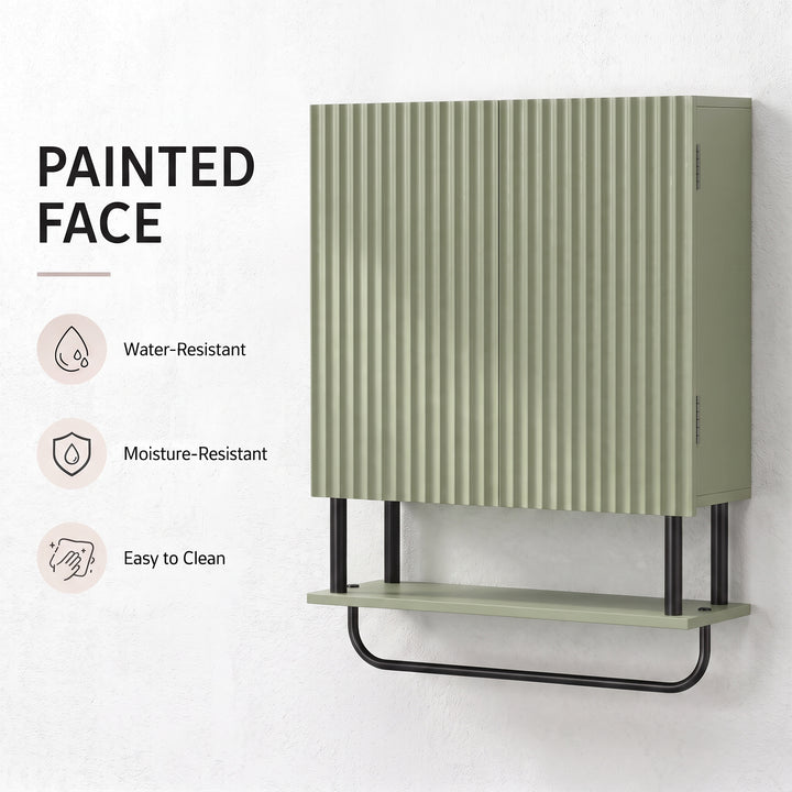 Bathroom Wall Cabinet Modern Space Saver Wall Mounted Cabinet Doors St