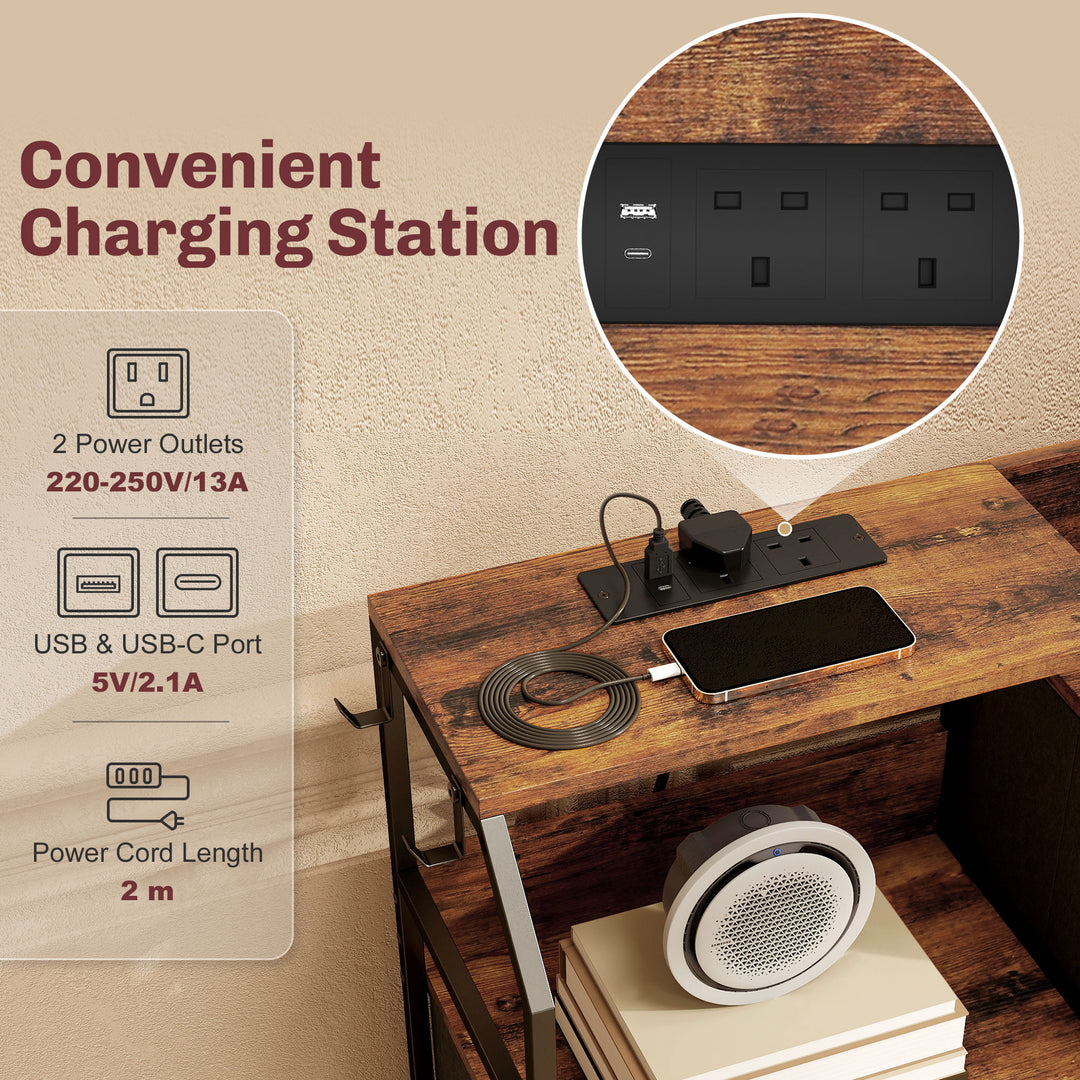 Chest of Eight Drawers, with Charging Station