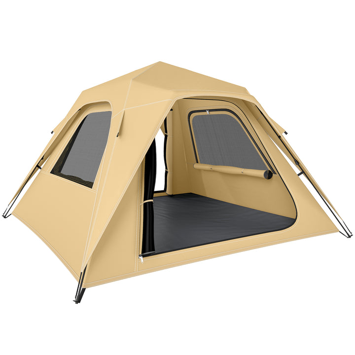 Pop Up Tent 3000mm Waterproof Camping Tents with Mesh Windows 2-3 Peop