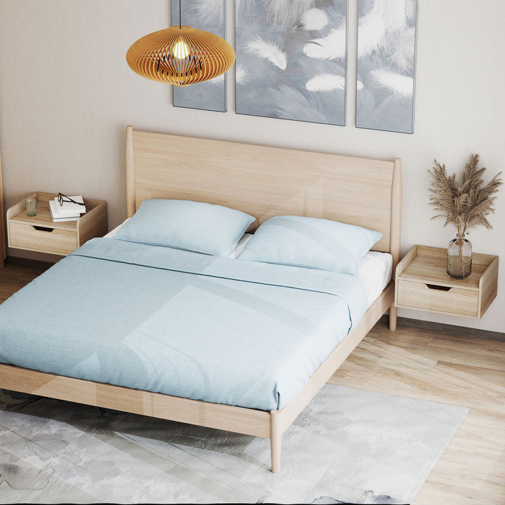 Floating Nightstands Set of 2, Wall Mounted Bedside Table with Drawer 