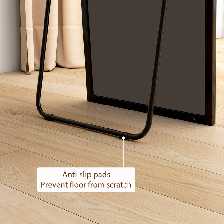 Full Length Mirror, Aluminium Alloy Framed Full Body Mirror with Tempe