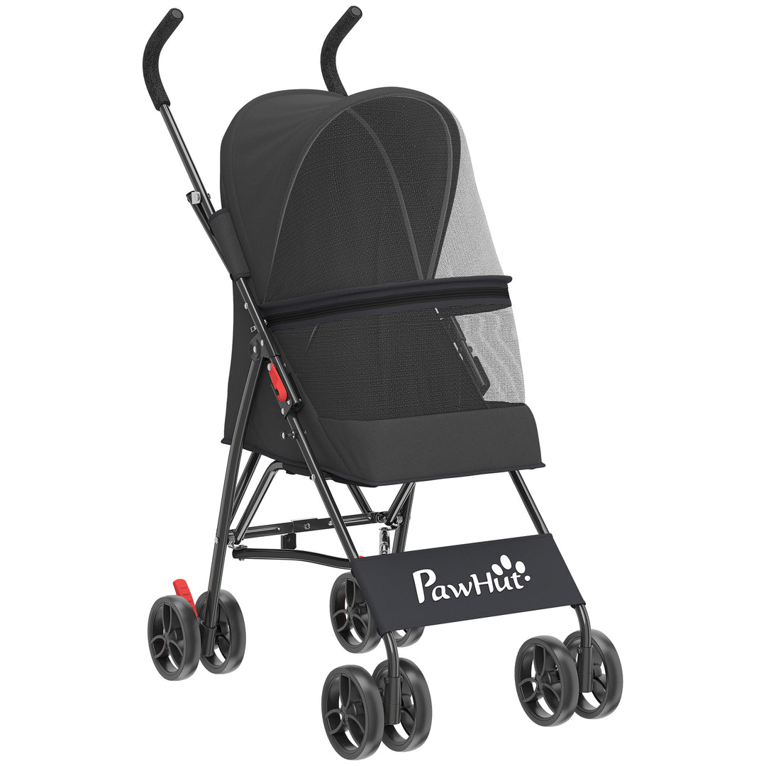 Dog Stroller, Foldable Cat Dog Pram for Miniature Breeds, Pet Stroller