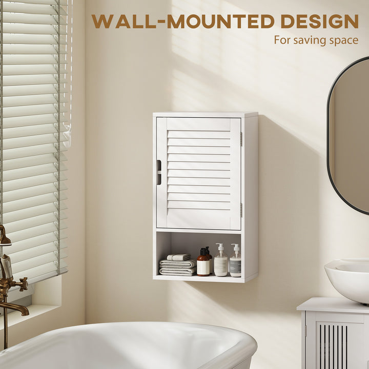 Bathroom Cabinet, Wall Mounted Storage Cabinet with Adjustable Shelves