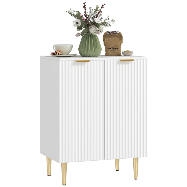 Sideboard Buffet Cabinet, Modern Kitchen Storage Cabinet with Adjustab
