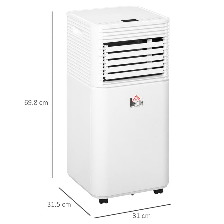 9000 BTU Portable Air Conditioner for Cooling Dehumidifier Fan, Air Conditioning Unit for Room up to 28m², with Remote, 24H Timer, Window Mount Kit, R290, A Energy Efficiency, 1122W