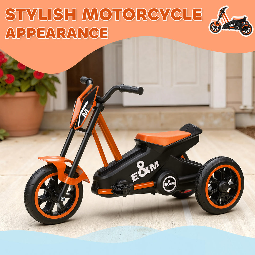 Kids Tricycle Baby Trike, Kids Trike with Pedal, 3 Wheel Toddler Balan