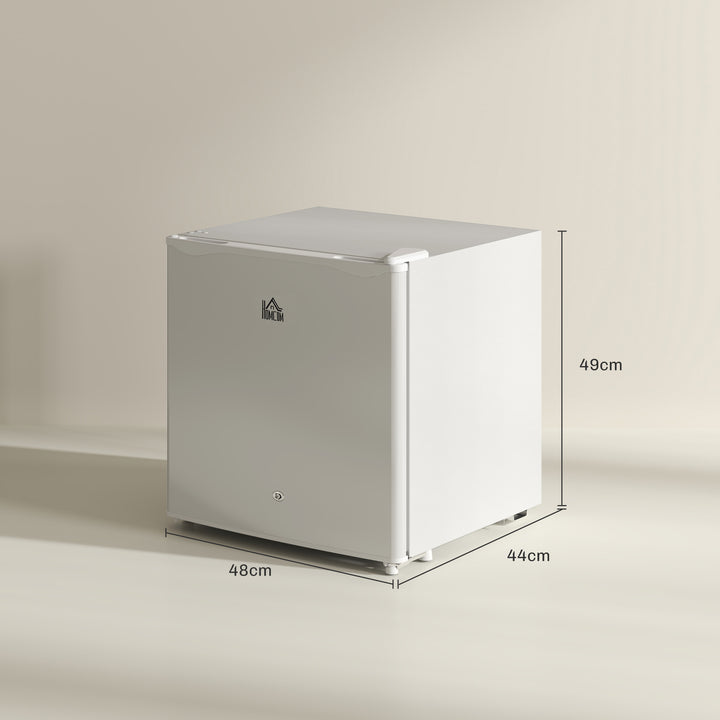 46 Litre Lockable Countertop Fridge - Cream White