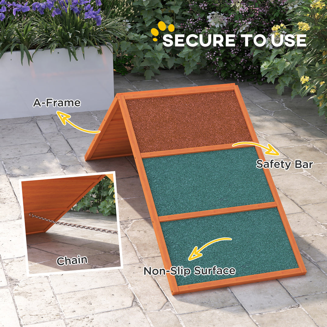 Dog Agility Equipment, Dog Playground Equipment with Non-slip Surface, A-frame, Agility Ramp for All Breeds