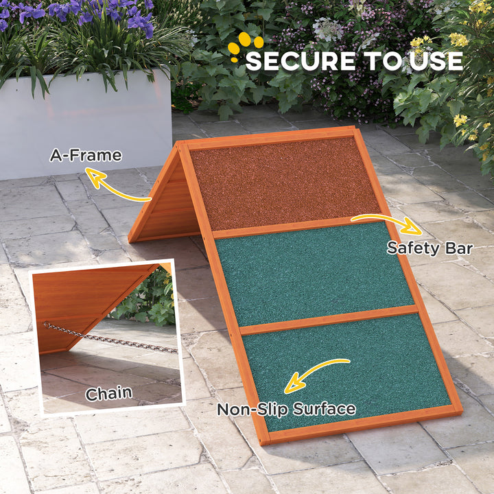 Dog Agility Equipment, Dog Playground Equipment with Non-slip Surface, A-frame, Agility Ramp for All Breeds