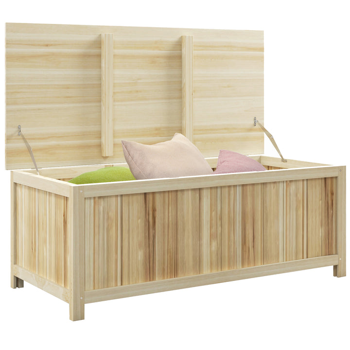 172 Litre Outdoor Storage Box, Wooden terrace Box Garden Storage Container