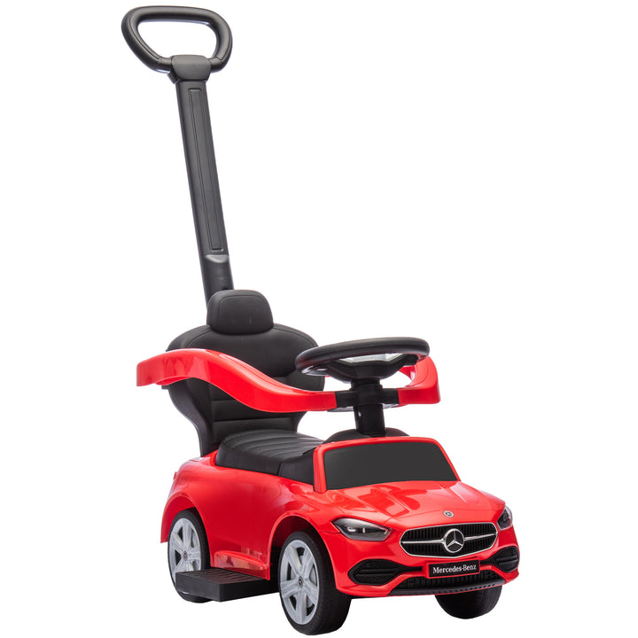 2 in 1 Baby Ride on Push Car Mercedes-Benz C-Class Licensed Walker Foo