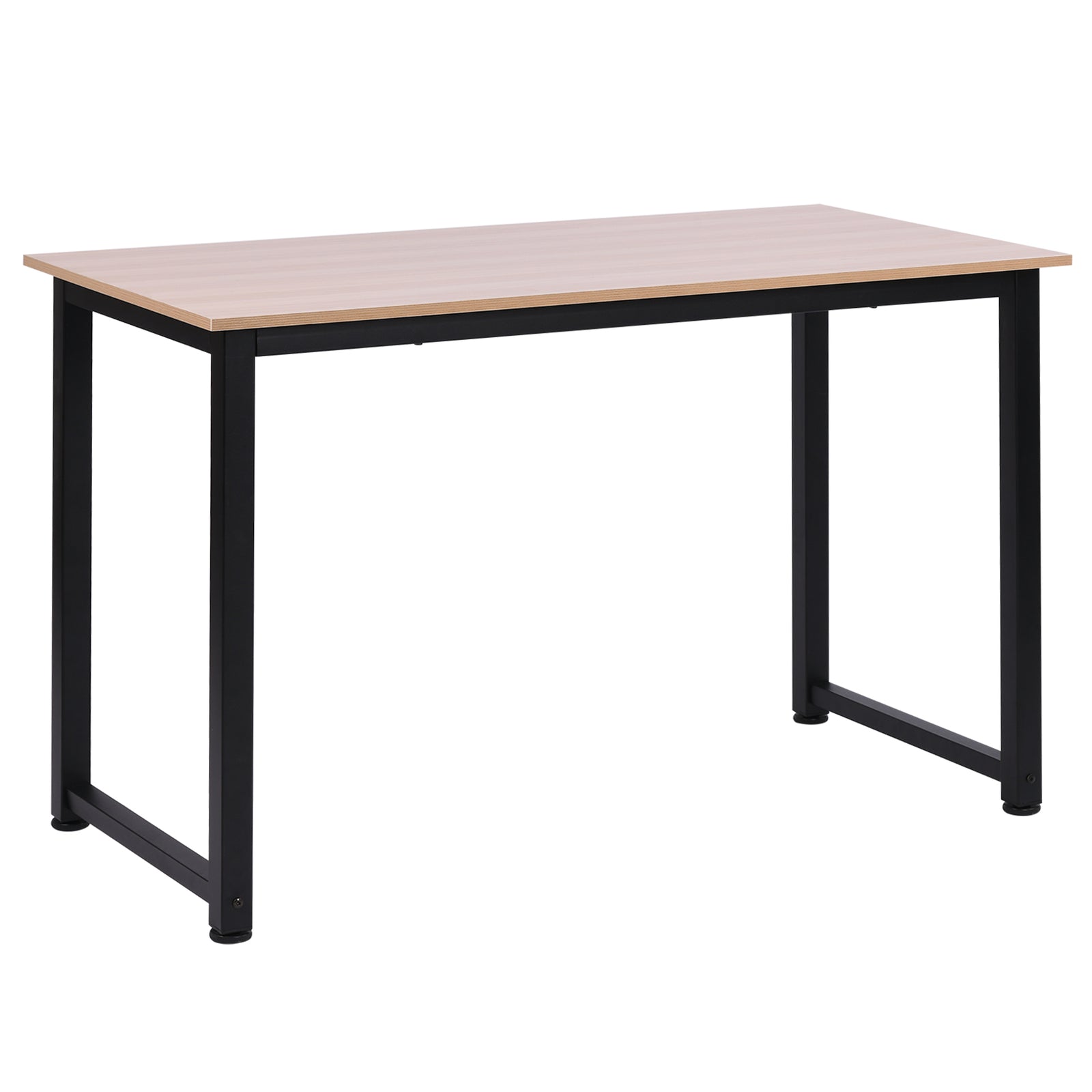 Computer Desk, Writing Table, 120 x 60 x 76cm Workstation for Home Office, Study with Metal Frame, Simple Assembly, Black