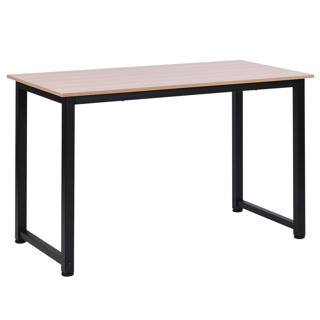 MCL Computer Desk, Writing Table, 120 x 60 x 76cm Workstation for Home Office, Study with Metal Frame, Simple Assembly, Black
