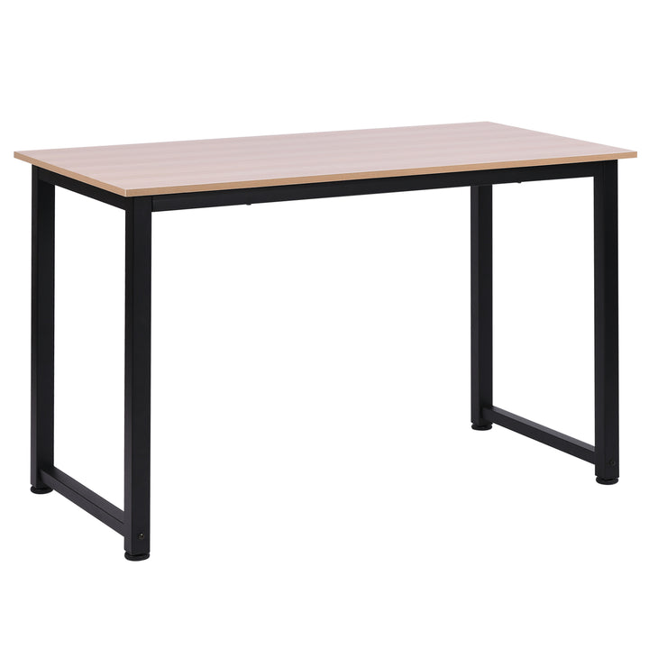 MCL Computer Desk, Writing Table, 120 x 60 x 76cm Workstation for Home Office, Study with Metal Frame, Simple Assembly, Black