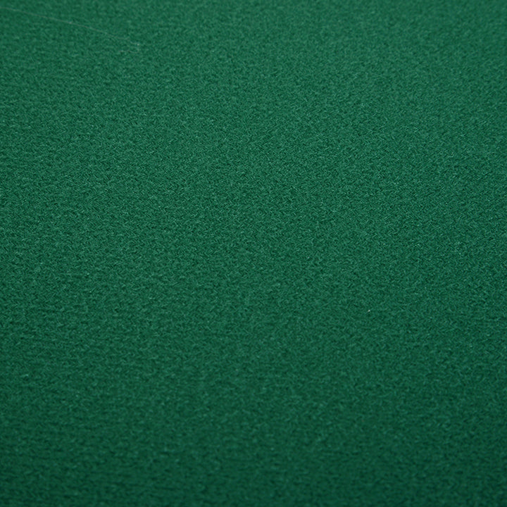 8 Player Folding Games Poker Table with Chip Cup Holder Steel Base Felt Top Octagon Blackjack Green