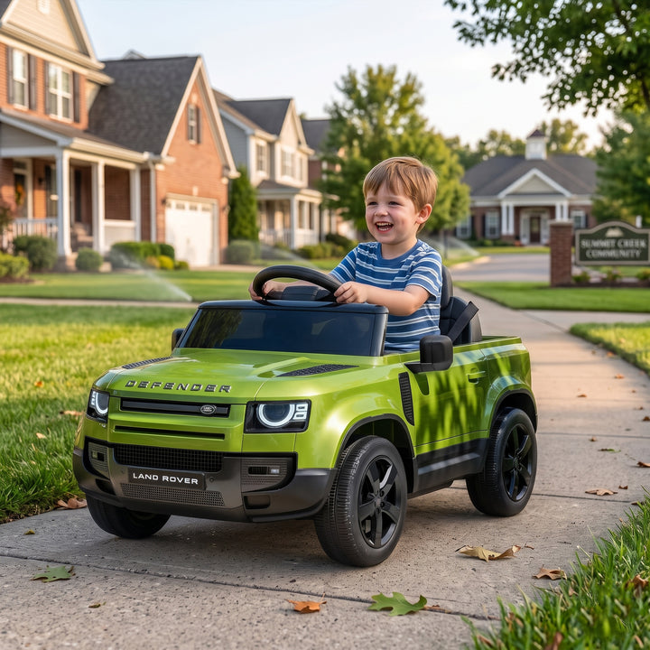 Land Rover Licensed 12V Kids Ride on Car with Remote, Suspension, Slow