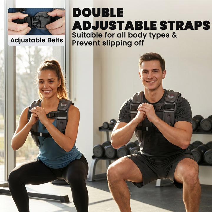 5KG Weighted Vest, Running Weight Vest with Adjustable Strap, Convenie