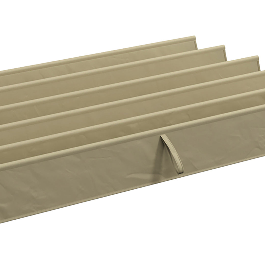 Retractable Pergola Cover, 2.55 x 2.5 m Replacement Canopy Fabric for 
