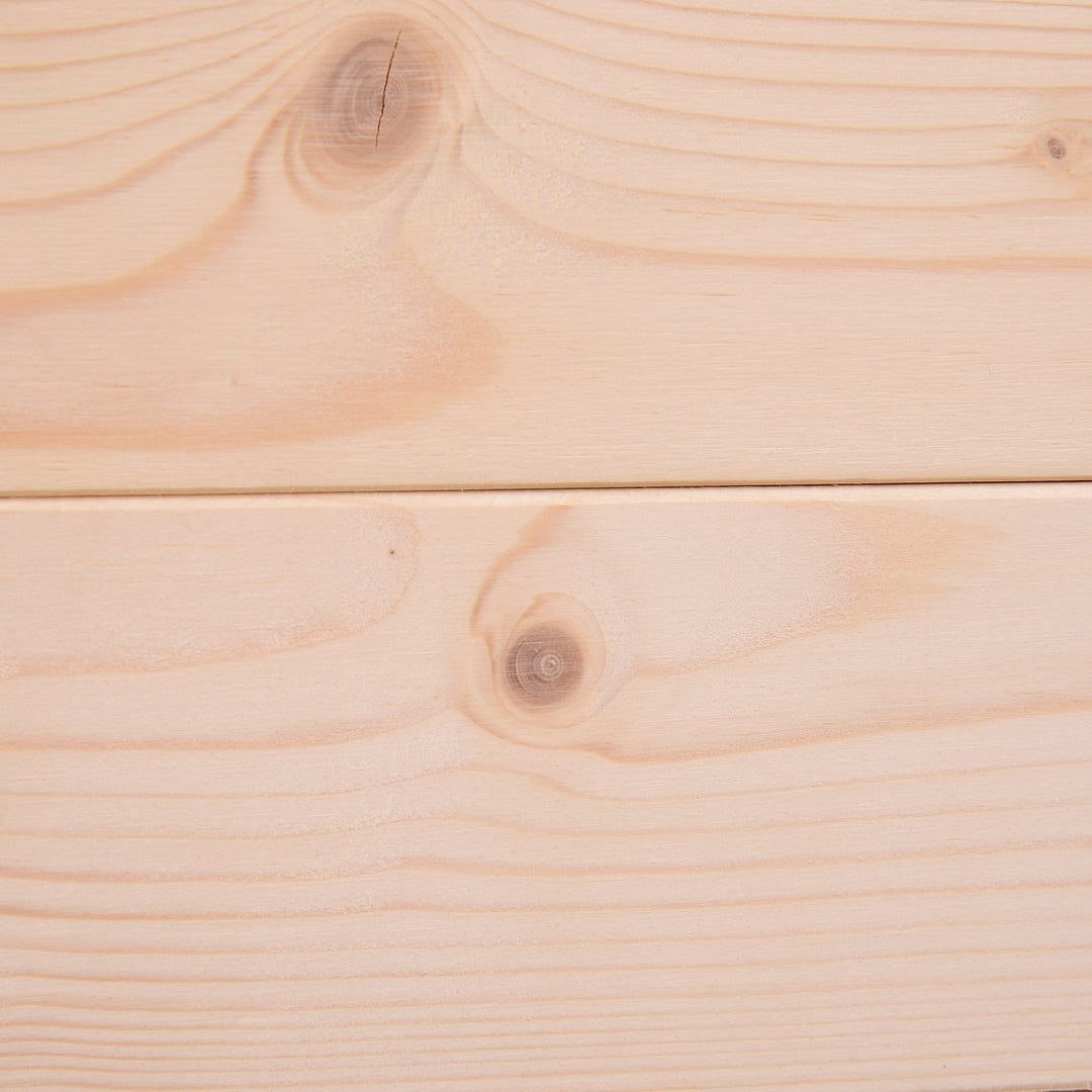 MCL Garden Wooden Planters， Rectangular Raised Bed,Flower Box, Fir Wood Indoor/Outdoor, Oak Tone, 86L x 46W x 76Hcm