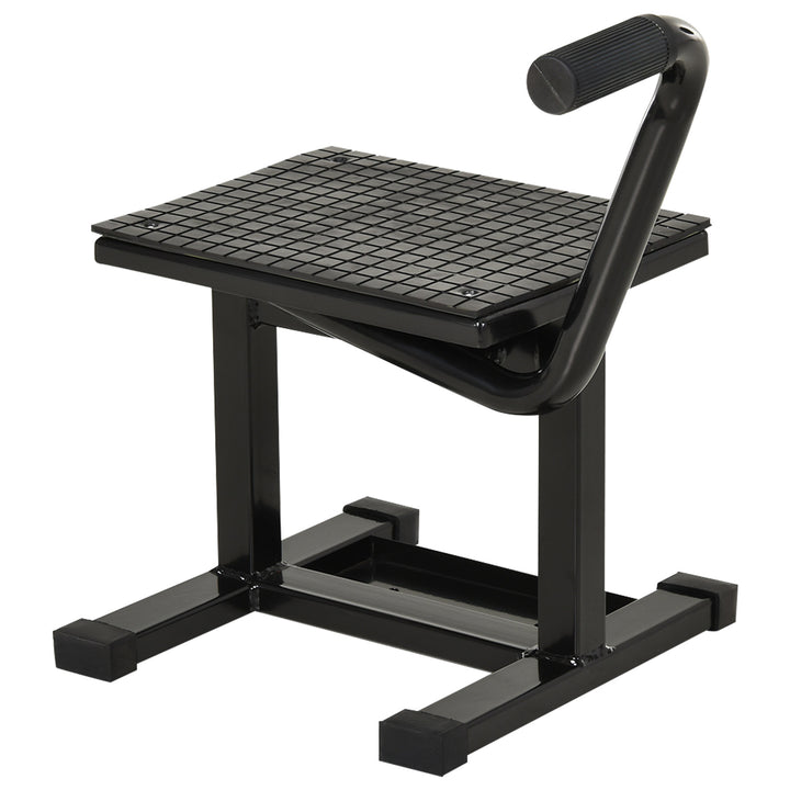 Steel Motorbike Jack Lift, 27.5 / 39.5 H cm - Black