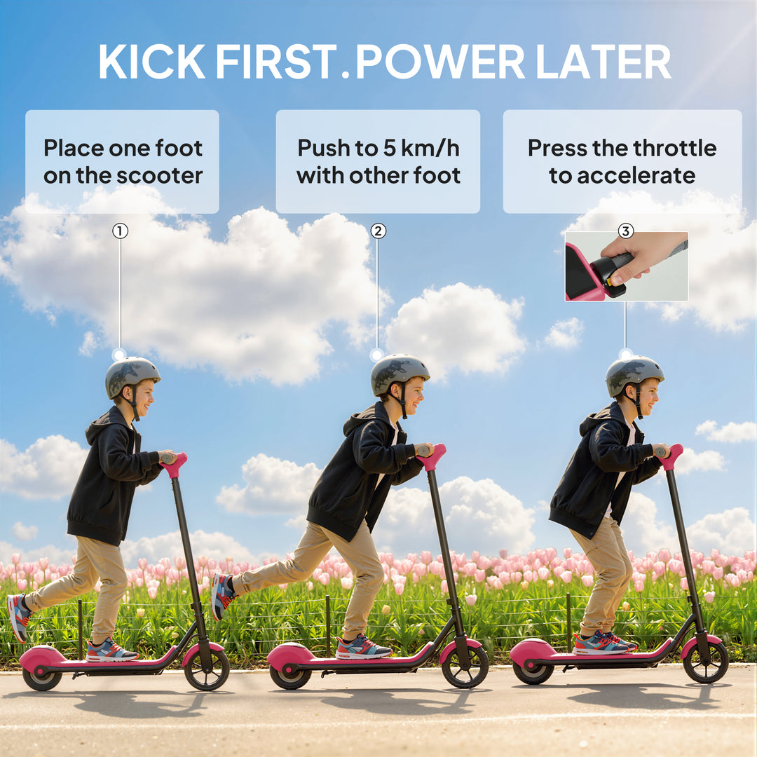 Electric Scooter for Kids, with LED Display