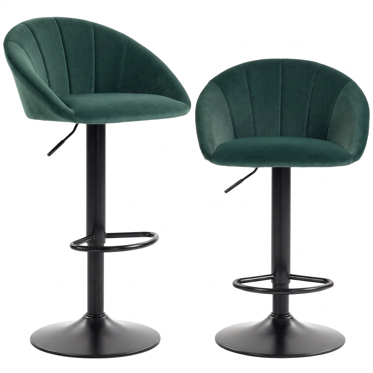 Stool counter backs - Dark Green