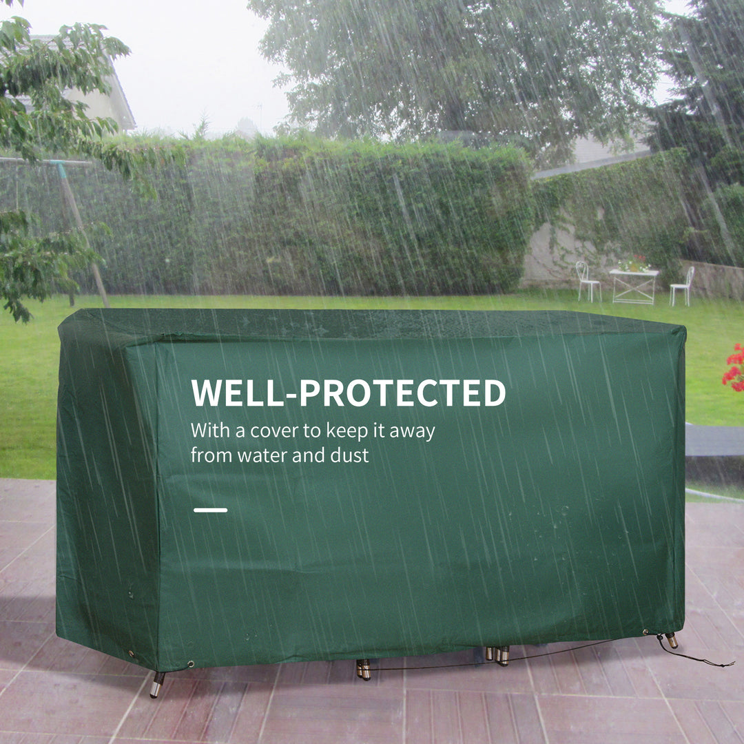 MCL 2-Seater Rattan Table Chair Bistro Garden Furniture Set Wicker Table Outdoor Patio