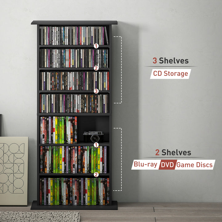 360 CD Storage Unit - Black