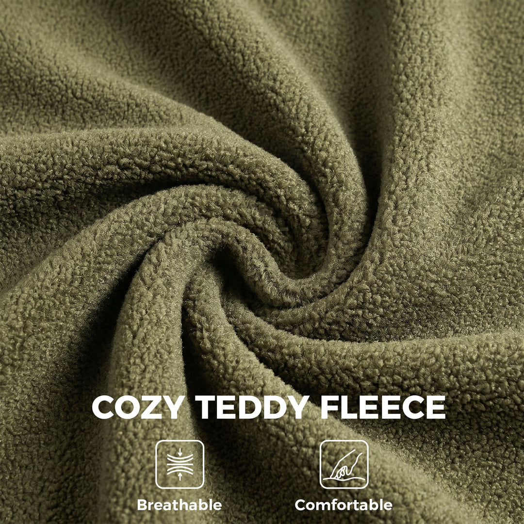 Teddy Fleece Criss Cross Legged Desk Chair, Armless Office Chair No Wh