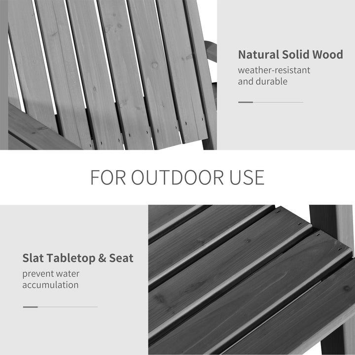 MCL 2-Seater Garden Bench Antique Loveseat for Yard, Lawn, Porch, Patio, Steel, Grey