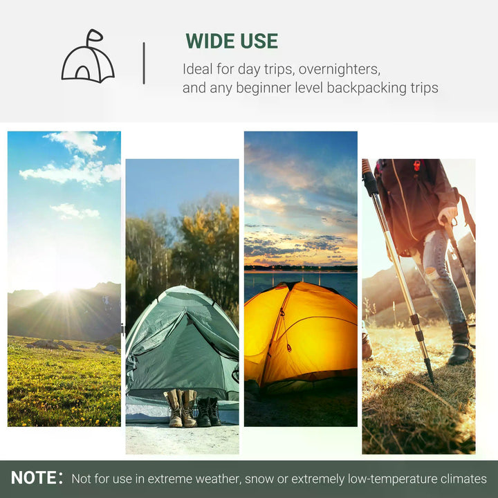 MCL Dome Tent for 3-4 Person Family Tent with Large Windows Waterproof Green