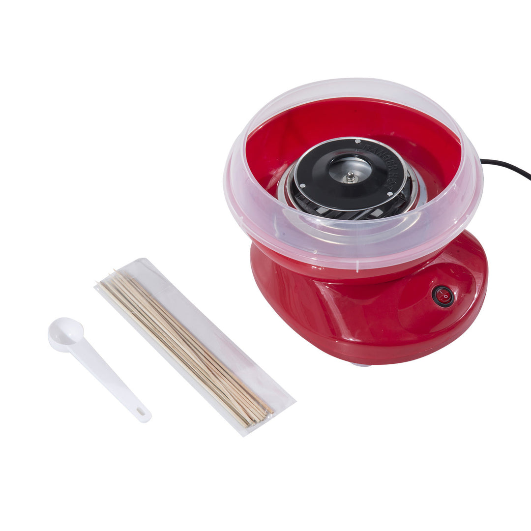 MCL Candy Floss Machine Electric Cotton Candy Maker Gadgetry 450W (Red)