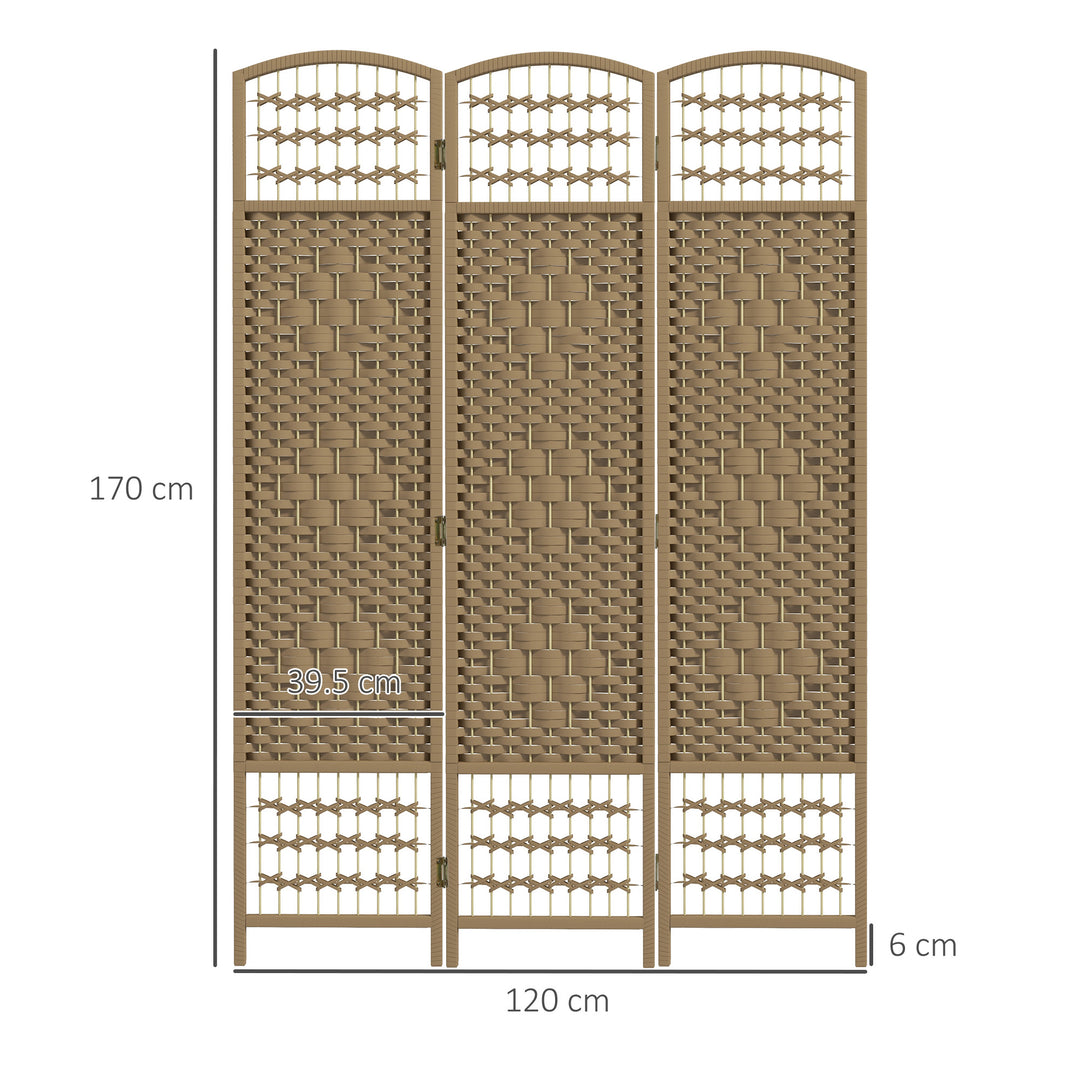 3 Panel Folding Room Divider, Privacy Screen, Paravent Partition Separ