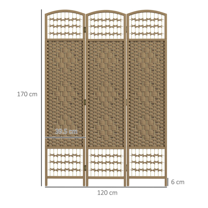 3 Panel Folding Room Divider, Privacy Screen, Paravent Partition Separ