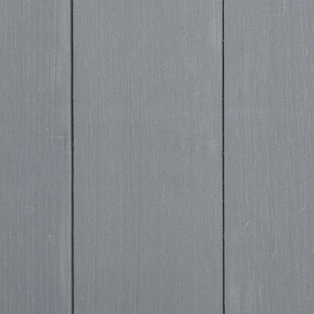 139 x 75 Fir Wood Garden Shed, with Asphalt Roof - Grey